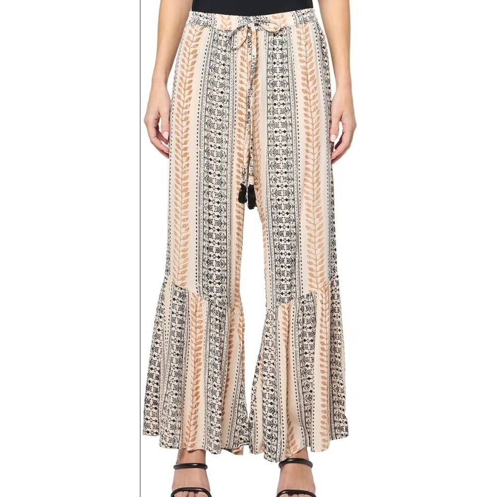 Angie Boho‎ Flow Flare Pant Festival Size Large